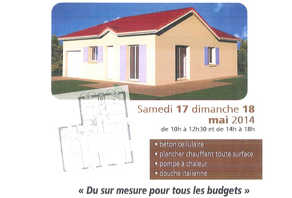 Construction maison individuelle beton cellulaire bourg en bresse