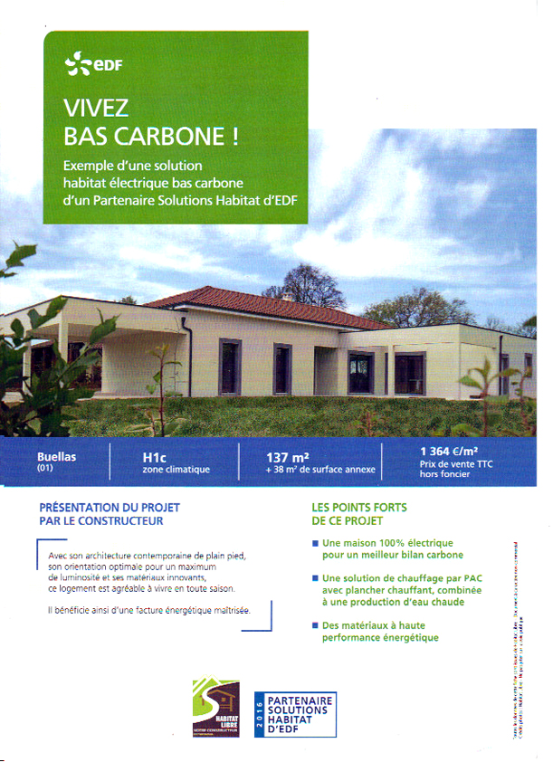 maison écologique moderne basse consommation