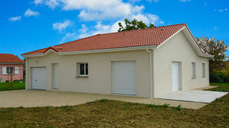 Maison familiale de plain-pied réalisée par Habitat Libre dans l’Ain