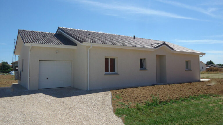 Réalisation de maison traditionnelle de plain-pied dans la région de l’Ain